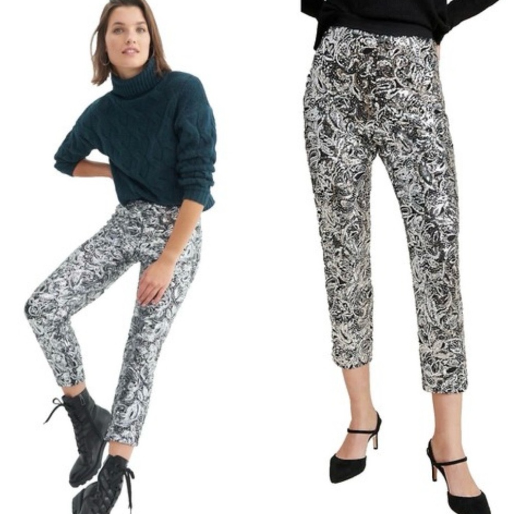 Anthropologie Sequined Pants